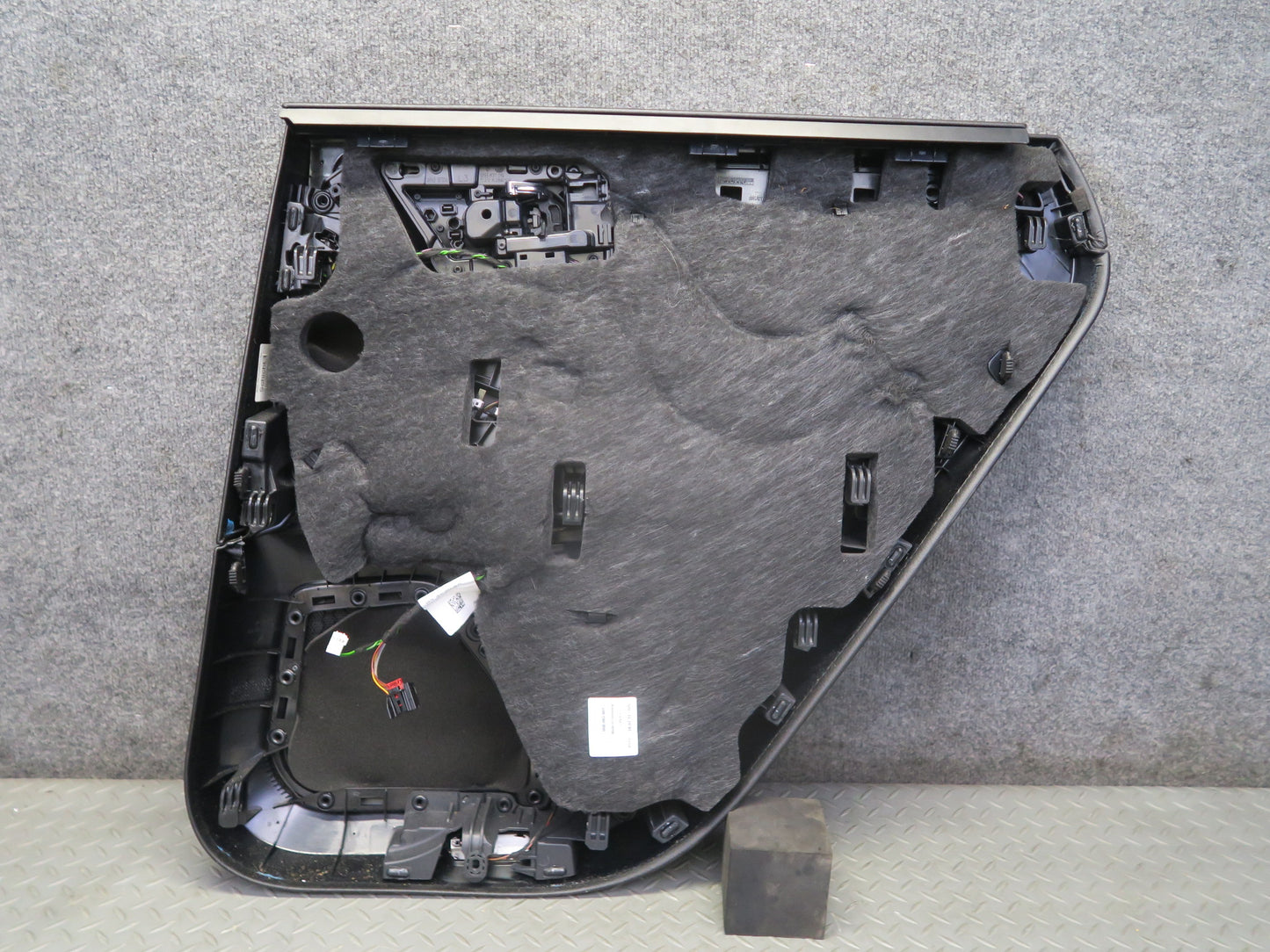 2015-2018 Porsche Macan Rear Left & Right Door Trim Cover Panel Black Set of 2