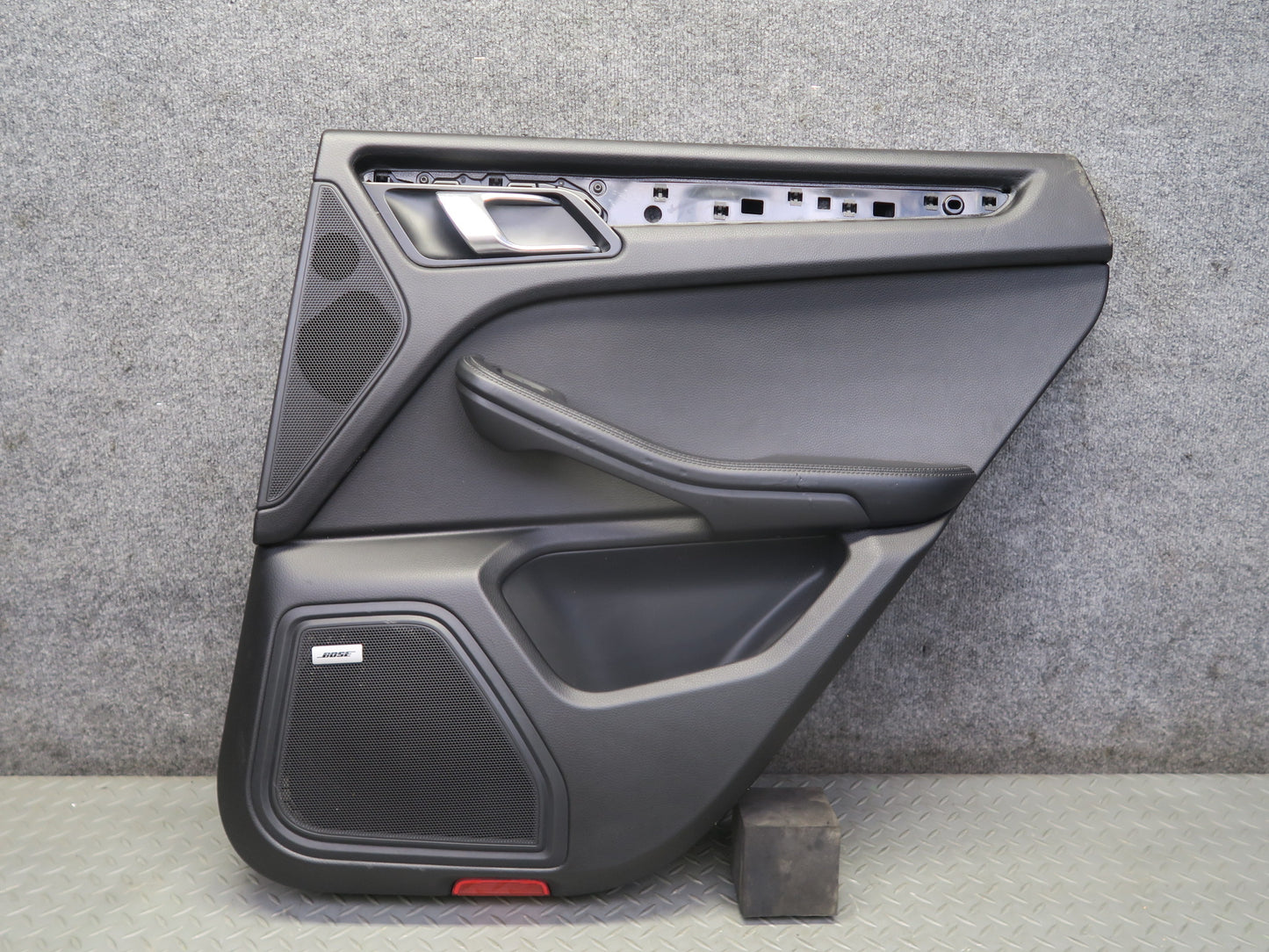 2015-2018 Porsche Macan Rear Left & Right Door Trim Cover Panel Black Set of 2