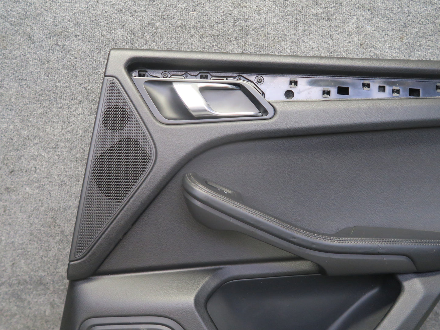 2015-2018 Porsche Macan Rear Left & Right Door Trim Cover Panel Black Set of 2