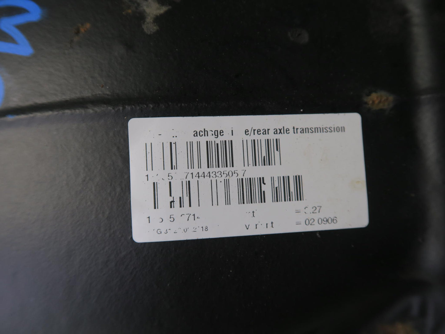 2017-2019 Mercedes X166 GLS450 Rear Differential Axle Carrier 3.27 Ratio