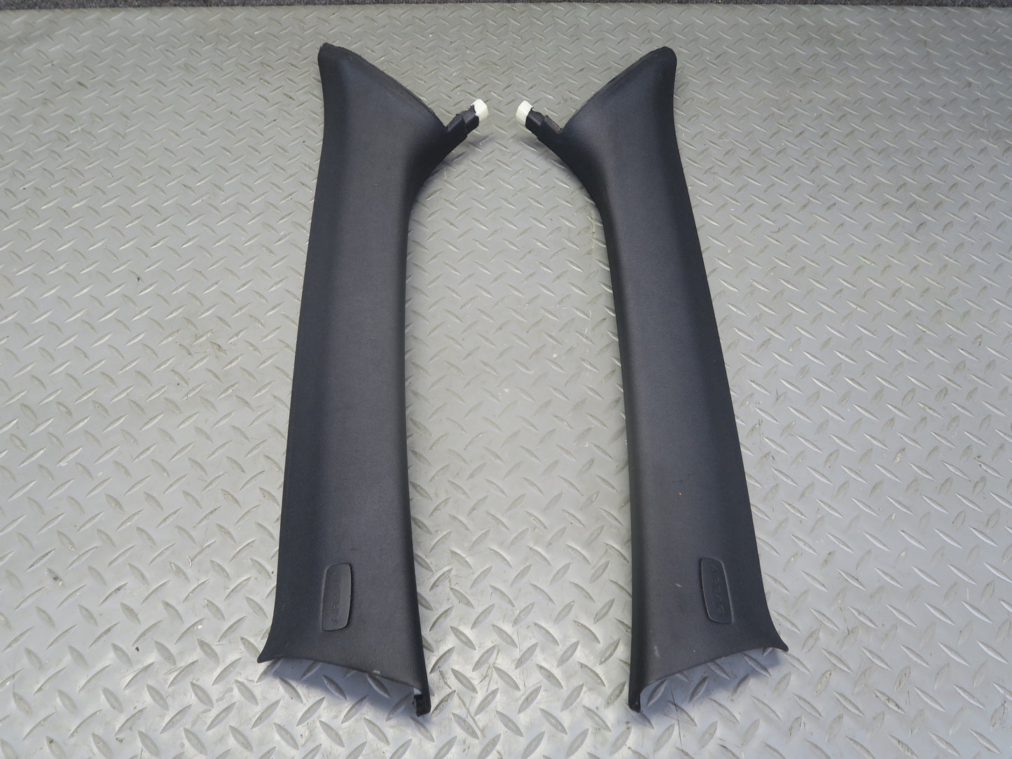 2015-2021 Porsche Macan Front Interior A Pillar Trim Cover Panel Black Set of 2