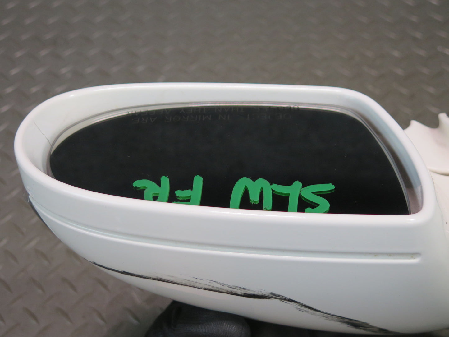 03-08 Mercedes R230 Sl-class Right Side View Power Heat Memory Mirror White OEM