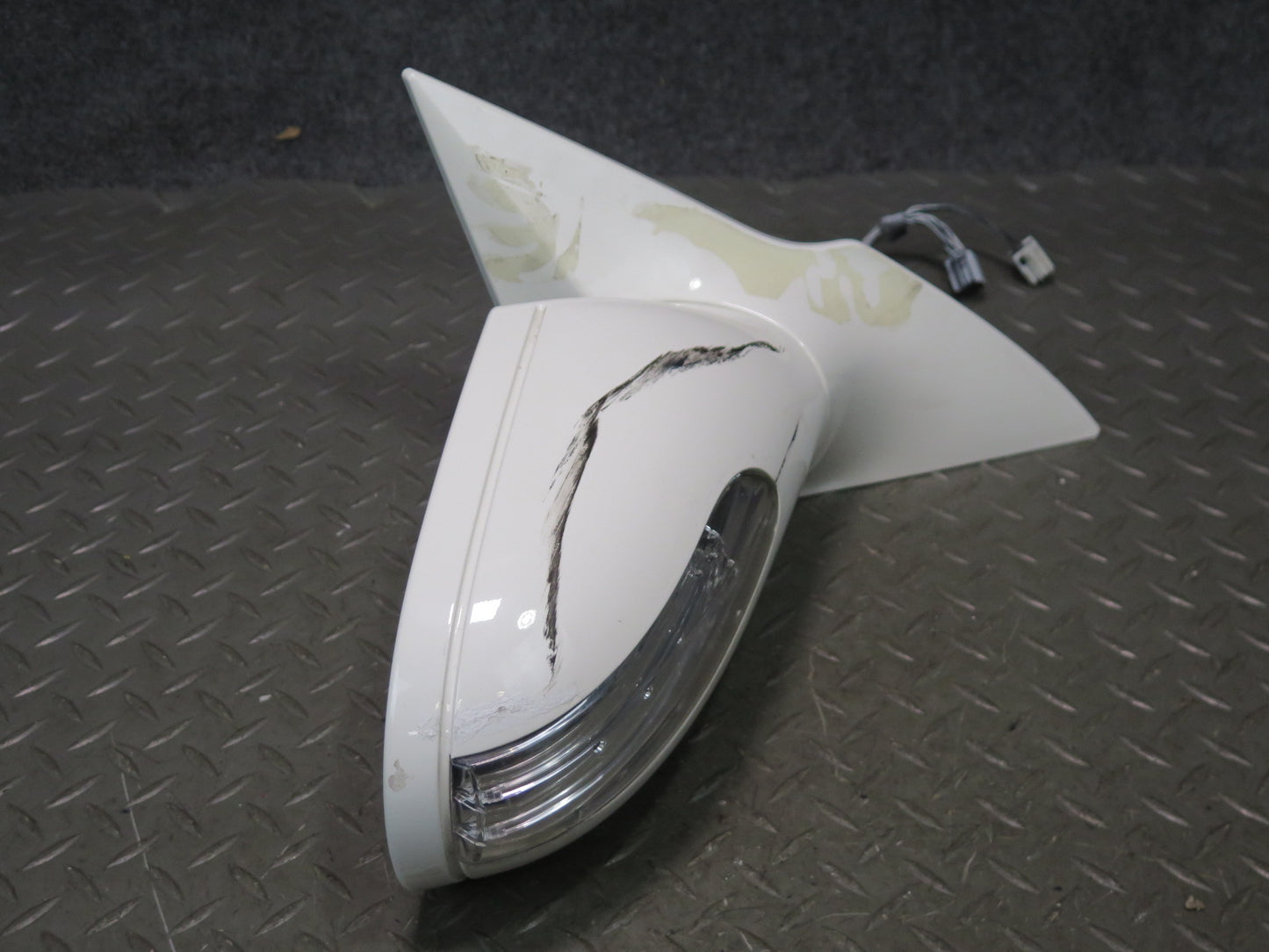 03-08 Mercedes R230 Sl-class Right Side View Power Heat Memory Mirror White OEM