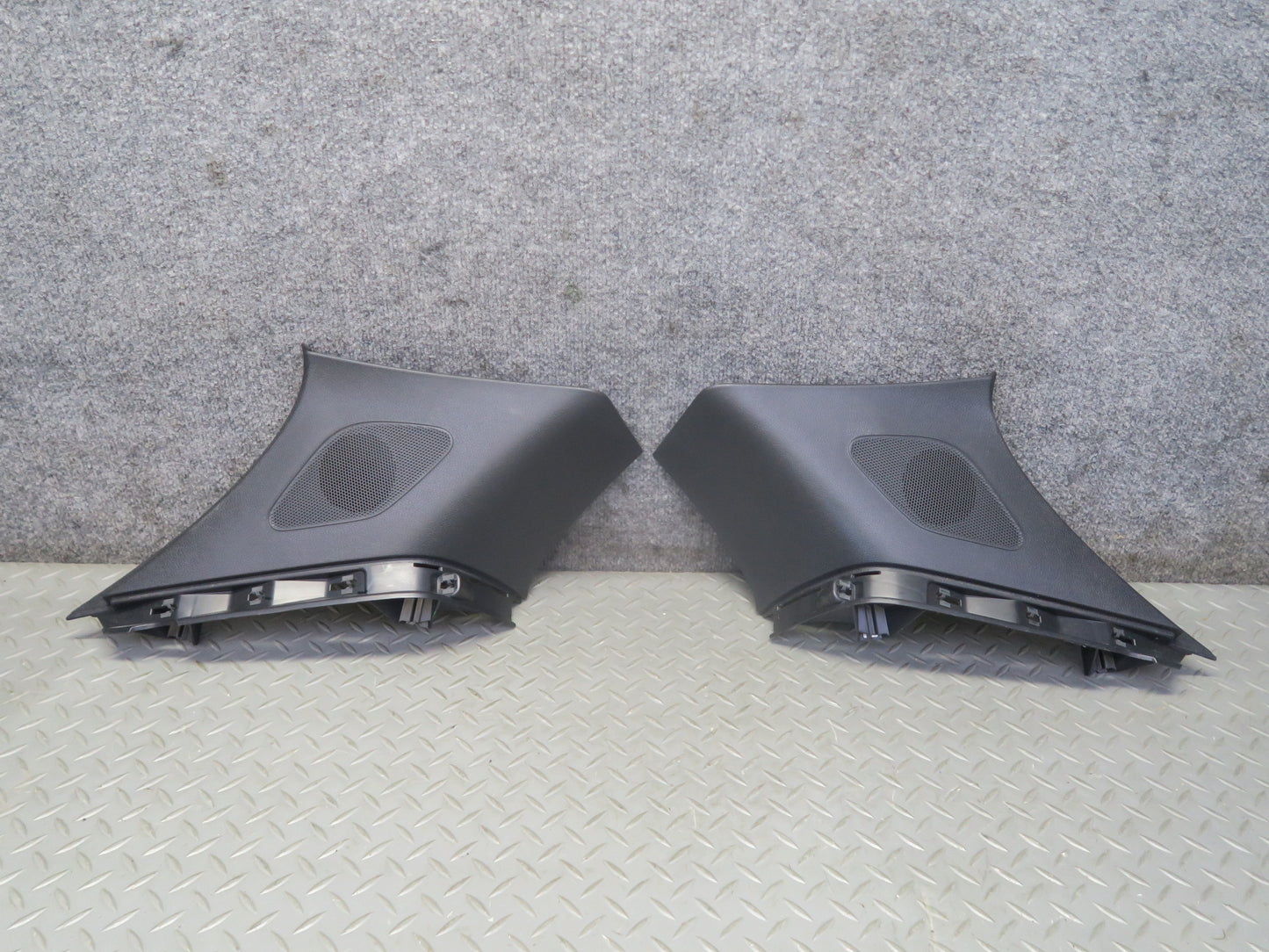 2015-2026 Porsche Macan Rear Interior D Pillar Trim Cover Panel Black Set of 2