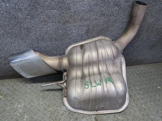 03-08 Mercedes R230 SL550 Set of 2 Rear Left & Right Exhaust Muffler w Tips OEM