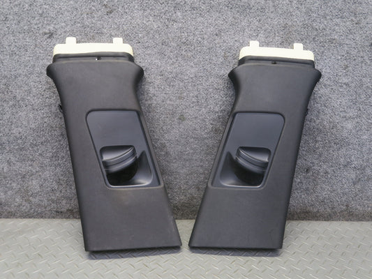 2015-2026 Porsche Macan Interior B Pillar Upper Trim Cover Panel Black Set of 2