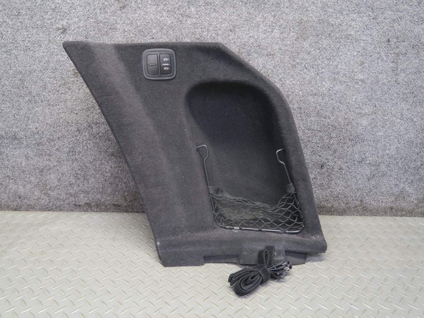 2015-2026 Porsche Macan Rear Right Trunk Storage Pocket Trim Black