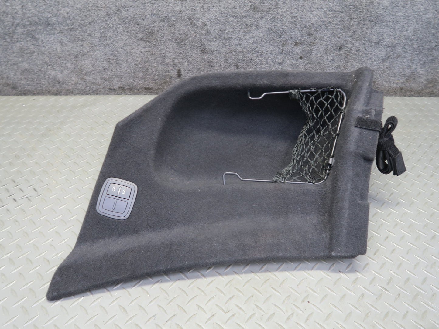 2015-2026 Porsche Macan Rear Right Trunk Storage Pocket Trim Black