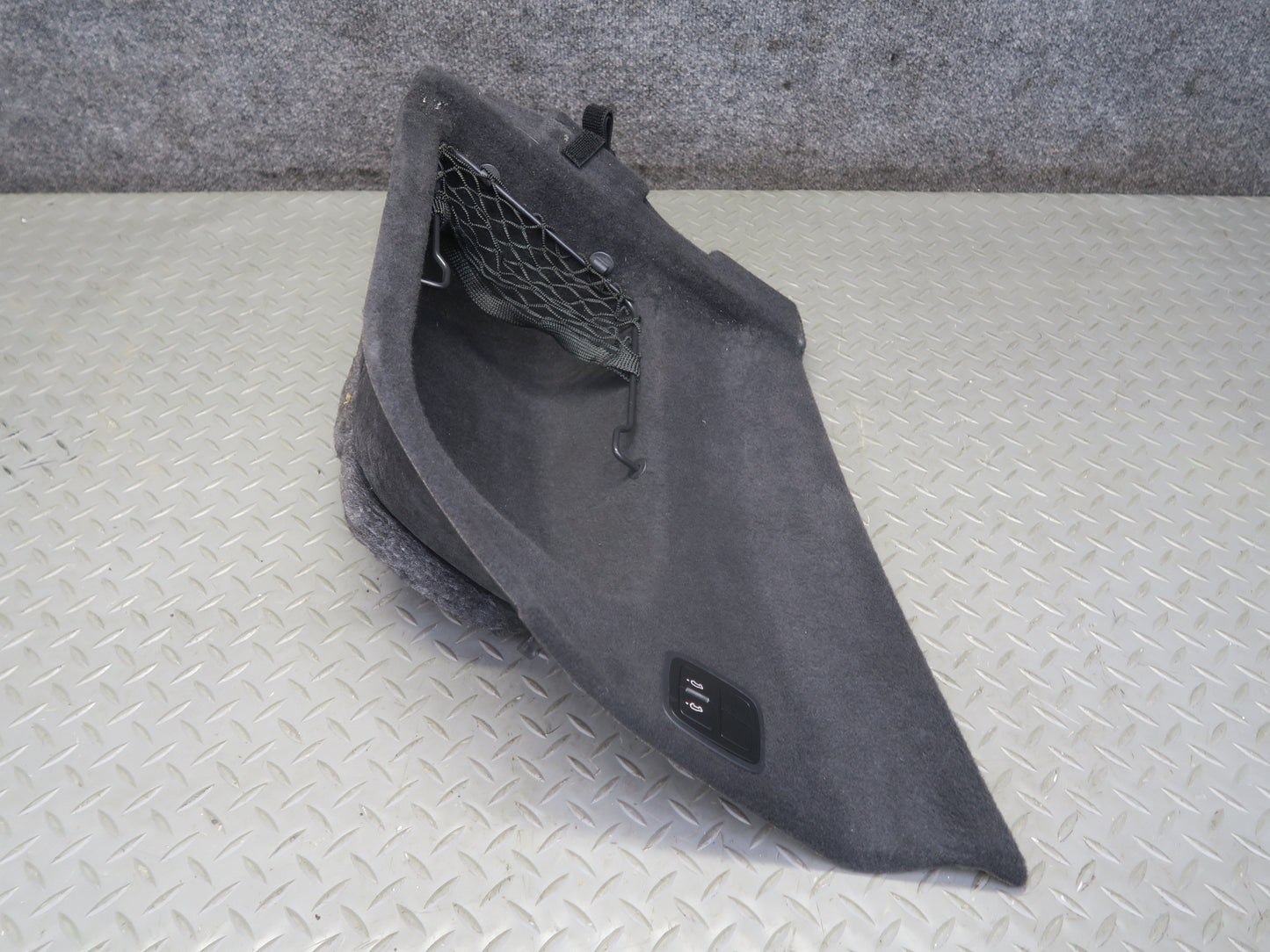 2015-2026 Porsche Macan Rear Right Trunk Storage Pocket Trim Black