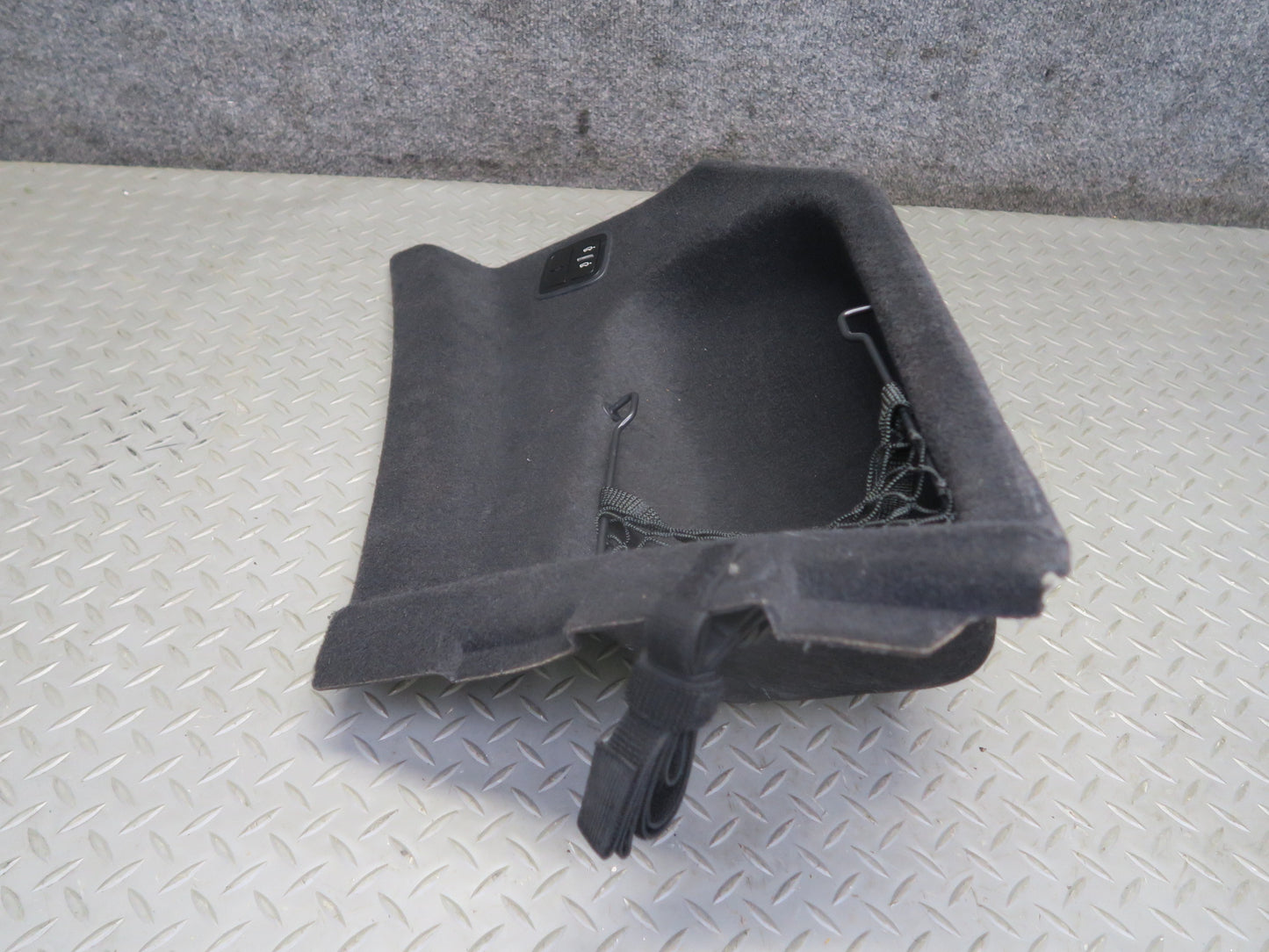 2015-2026 Porsche Macan Rear Right Trunk Storage Pocket Trim Black