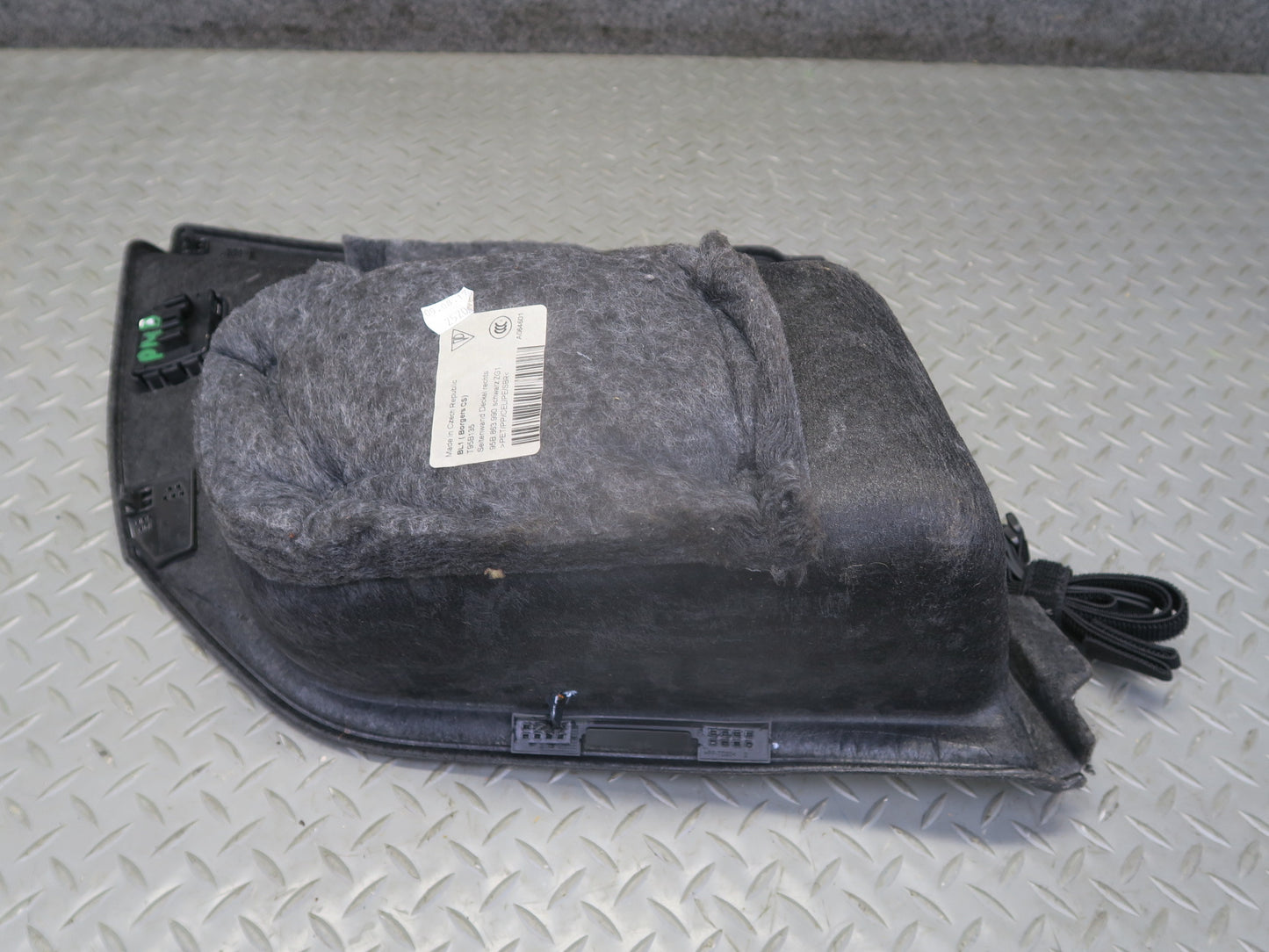 2015-2026 Porsche Macan Rear Right Trunk Storage Pocket Trim Black