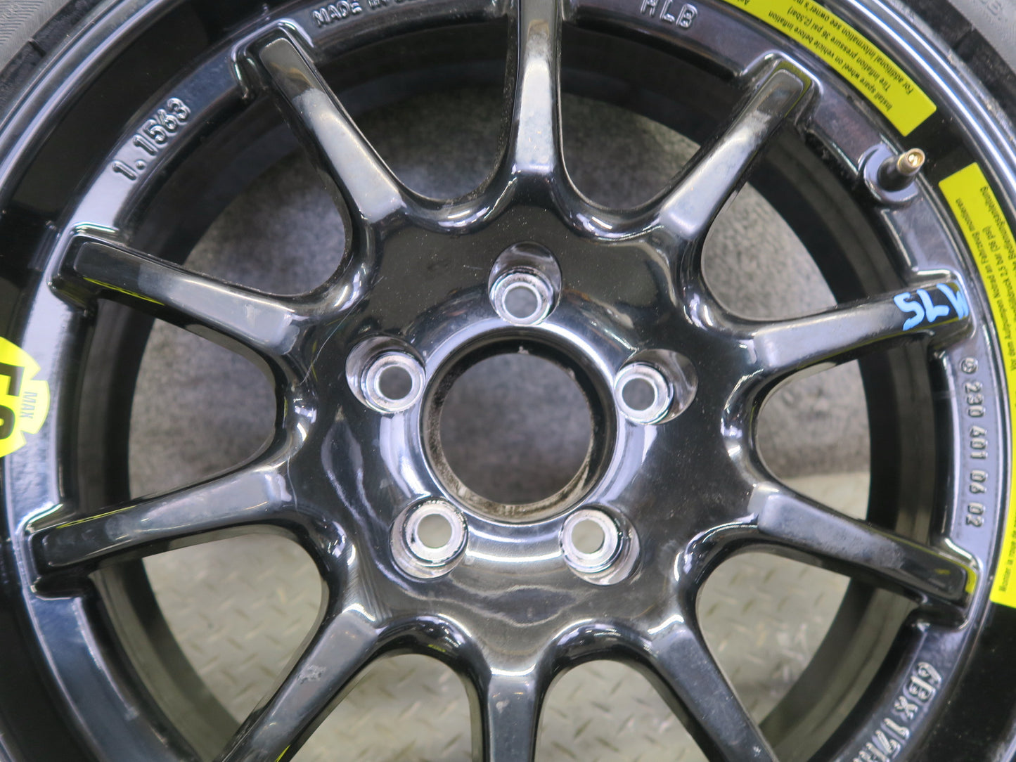 03-12 Mercedes R230 SL550 Spare Tire R17 17" Wheel Rim 17x6B ET25 185/60 OEM
