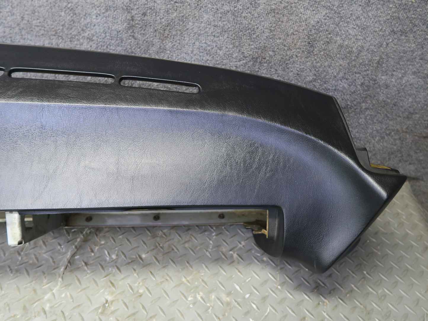 1984-1989 Porsche 928 Front Dashboard Dash Trim Panel Cover Black 59K Miles