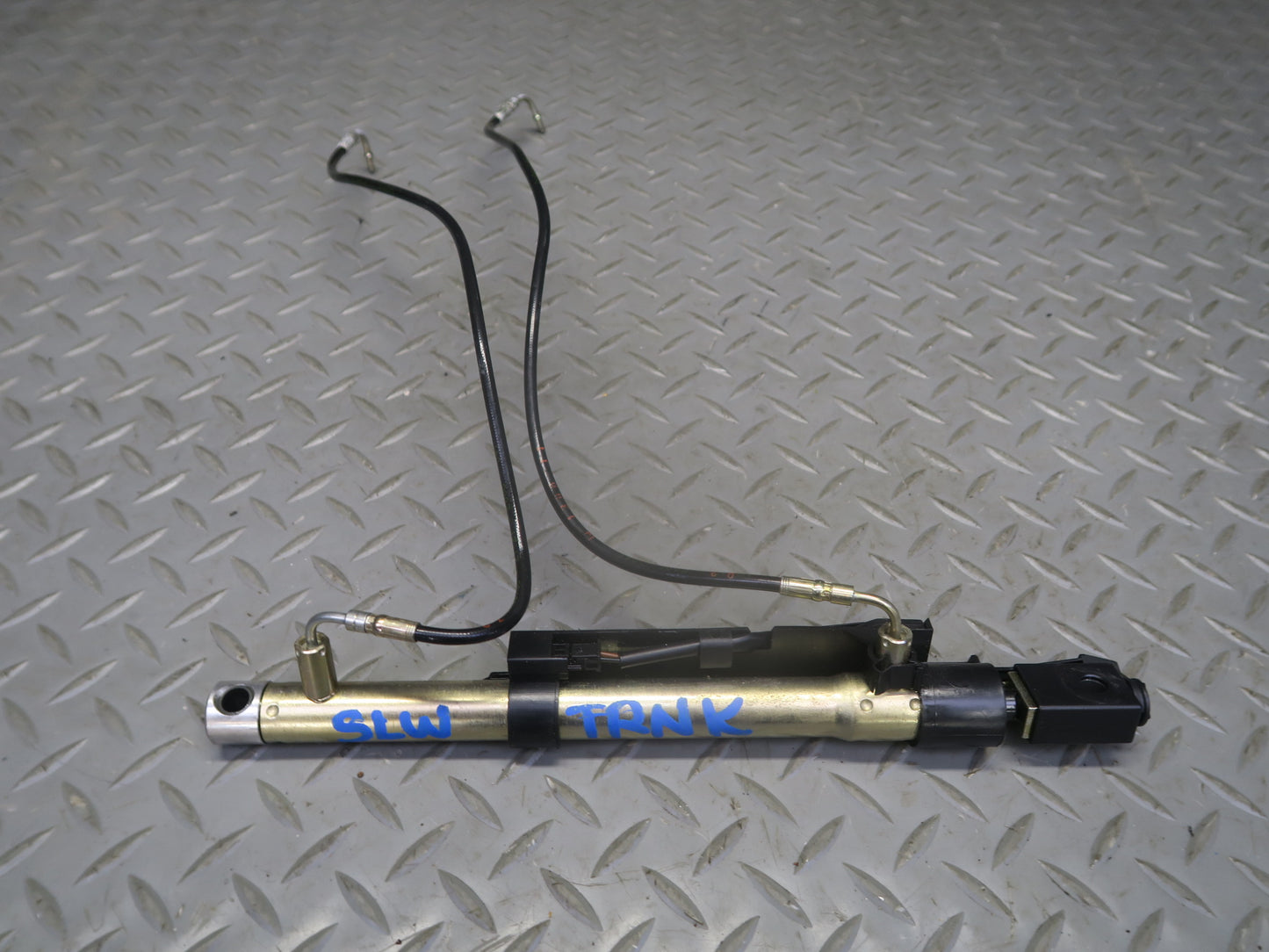03-12 Mercedes R230 SL Convertible Left Trunk Lid Drive Cylinder Support OEM