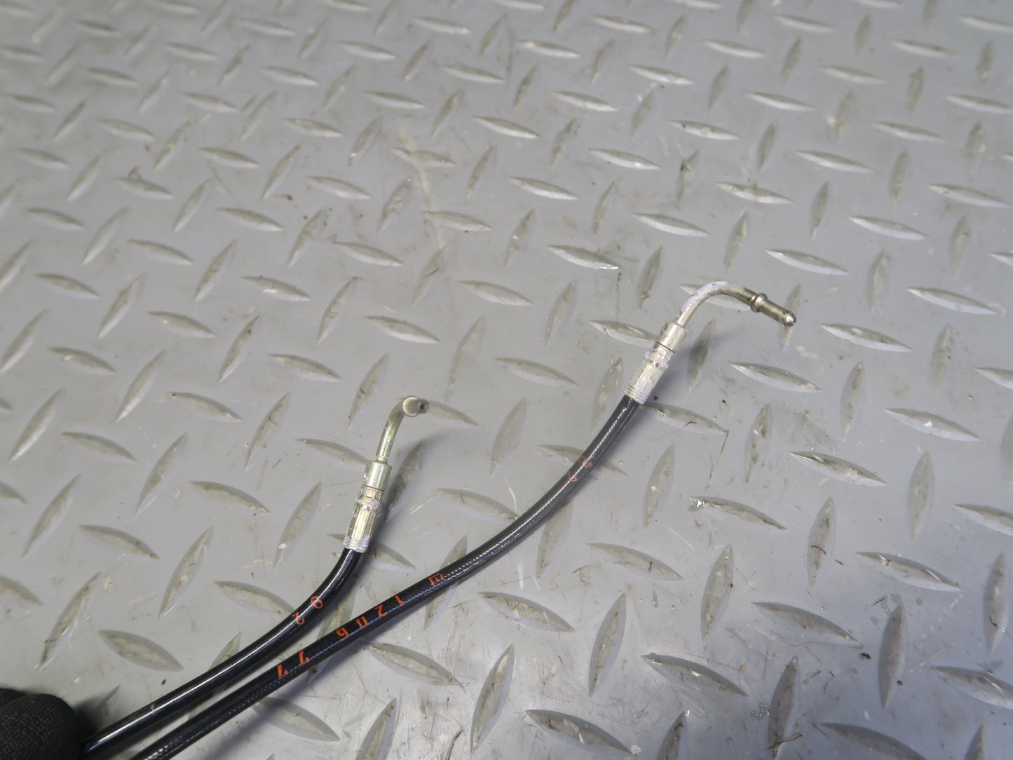 03-12 Mercedes R230 SL Convertible Left Trunk Lid Drive Cylinder Support OEM