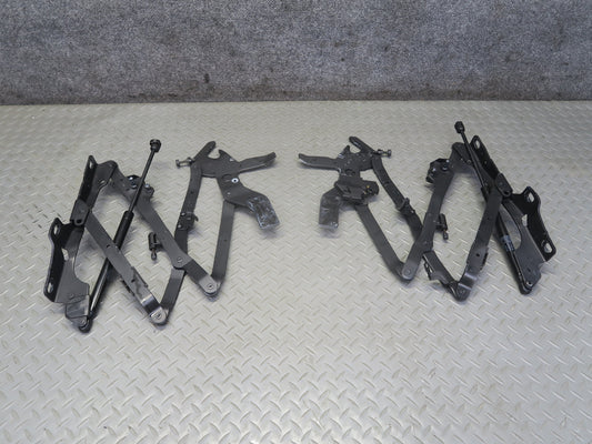 07-12 Mercedes R230 Sl-class Rear Trunk Lid Left & Right Hinge w Support Set OEM