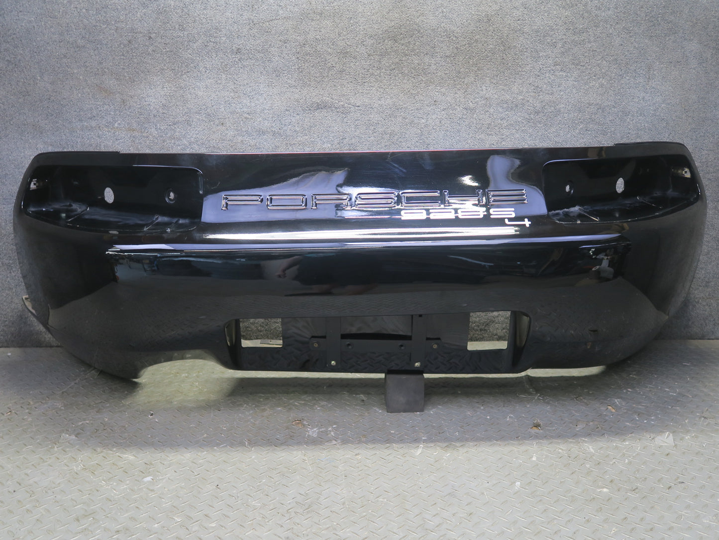 1987-1991 Porsche 928 S4 Rear Bumper Cover Panel Black 59K Miles