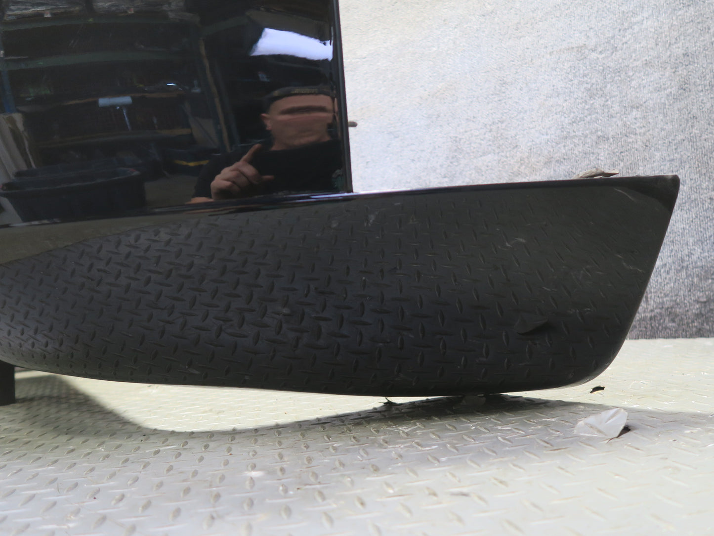 1987-1991 Porsche 928 S4 Rear Bumper Cover Panel Black 59K Miles