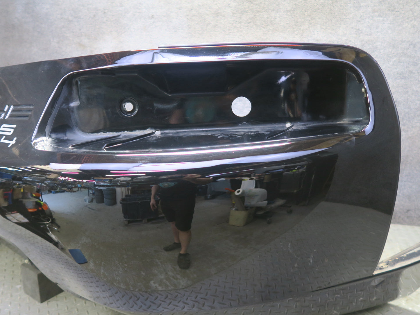 1987-1991 Porsche 928 S4 Rear Bumper Cover Panel Black 59K Miles