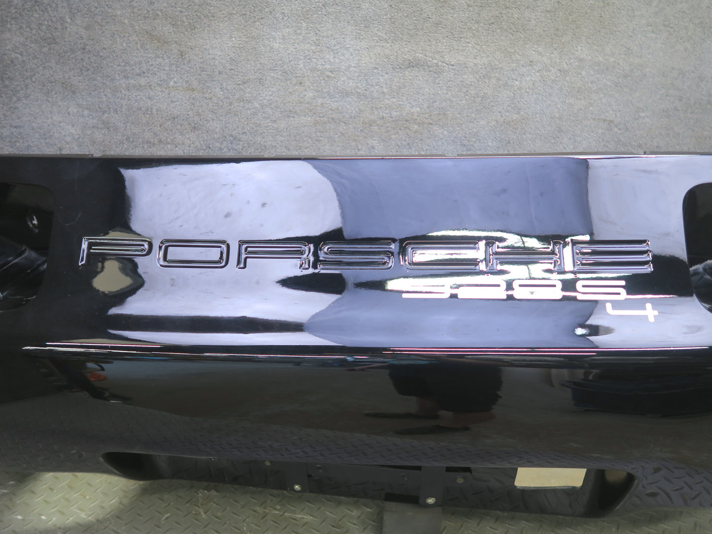 1987-1991 Porsche 928 S4 Rear Bumper Cover Panel Black 59K Miles