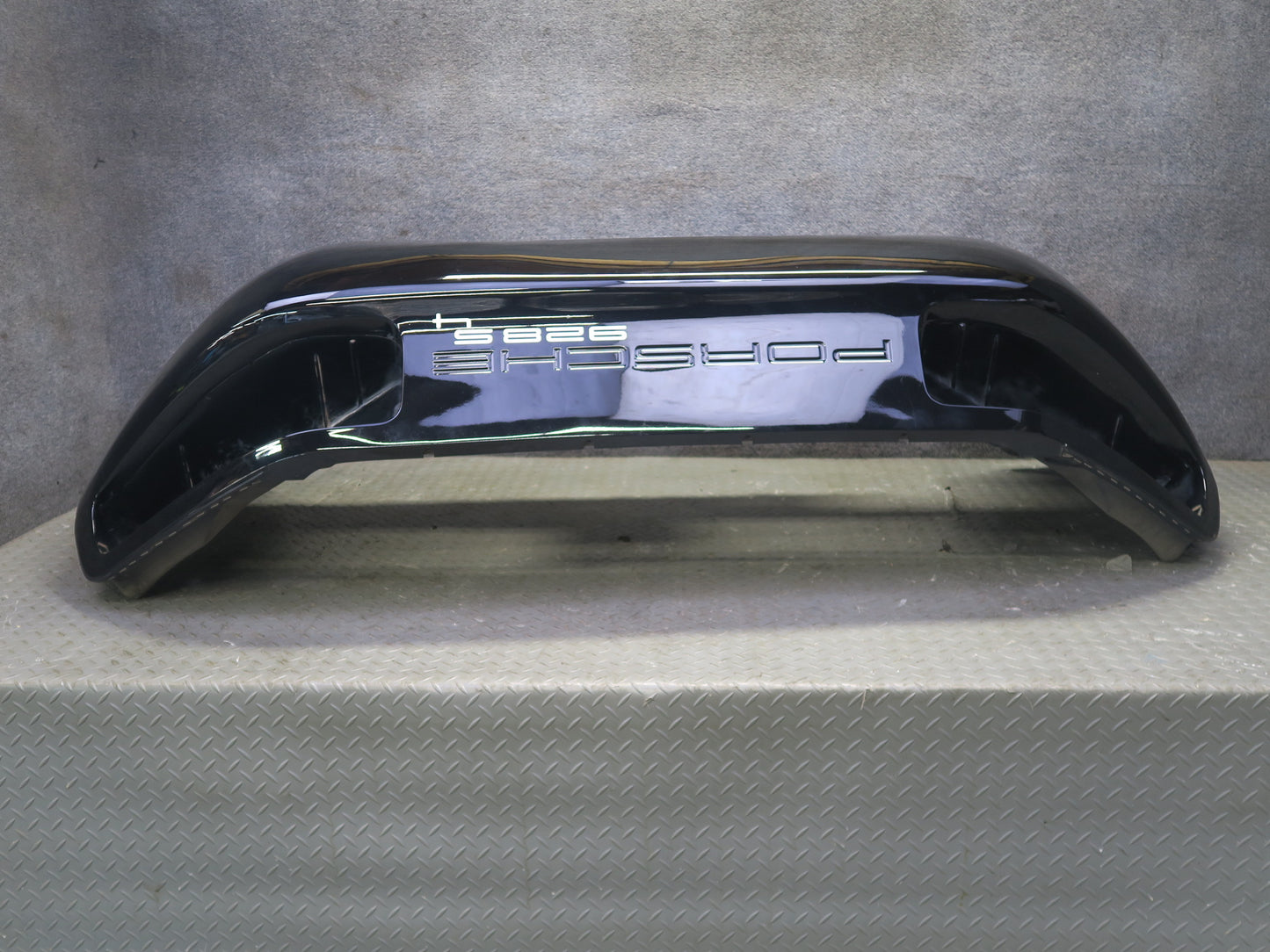 1987-1991 Porsche 928 S4 Rear Bumper Cover Panel Black 59K Miles