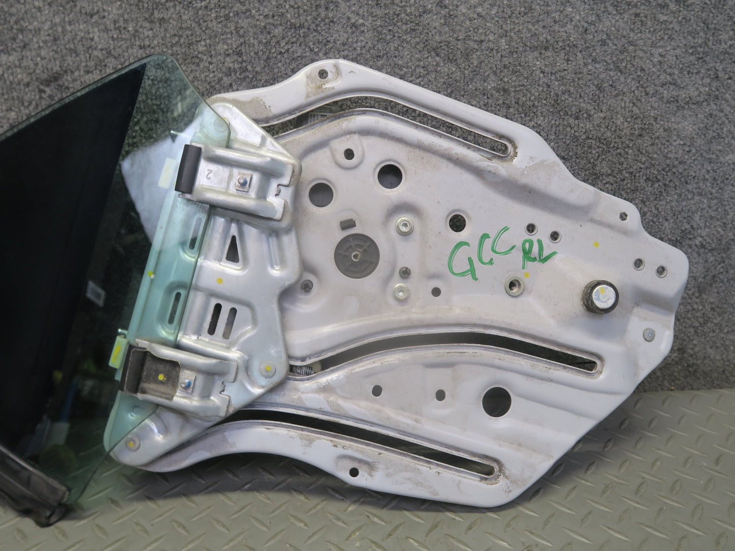 16-24 Chevrolet Camaro SS Convert Rear Left Quarter Glass Window w Regulator OEM