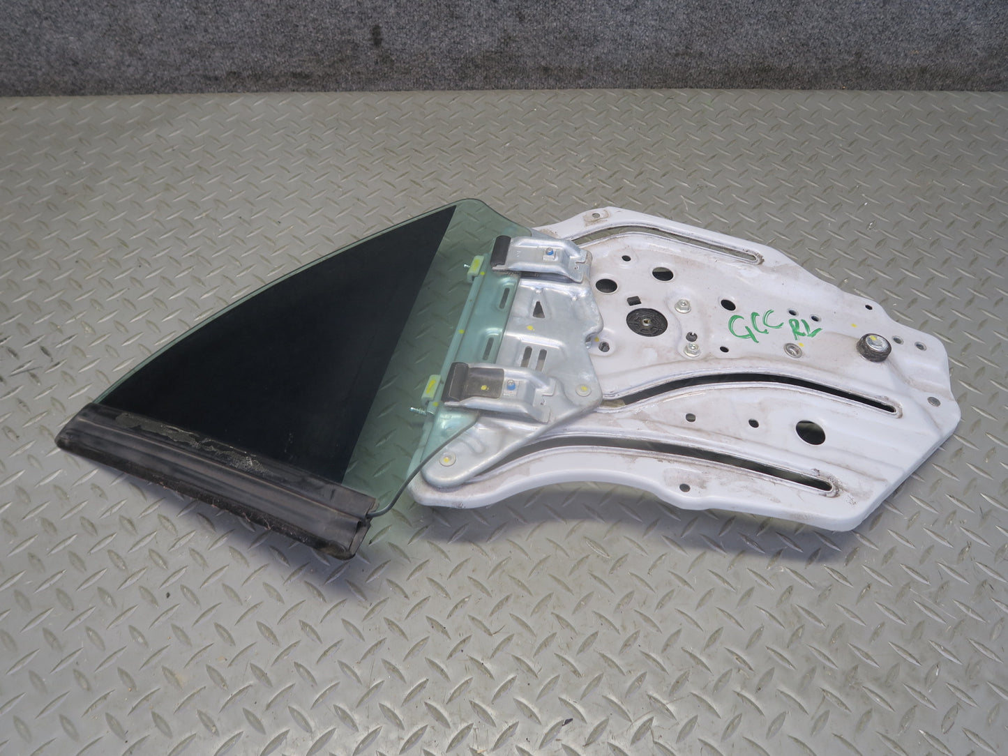 16-24 Chevrolet Camaro SS Convert Rear Left Quarter Glass Window w Regulator OEM