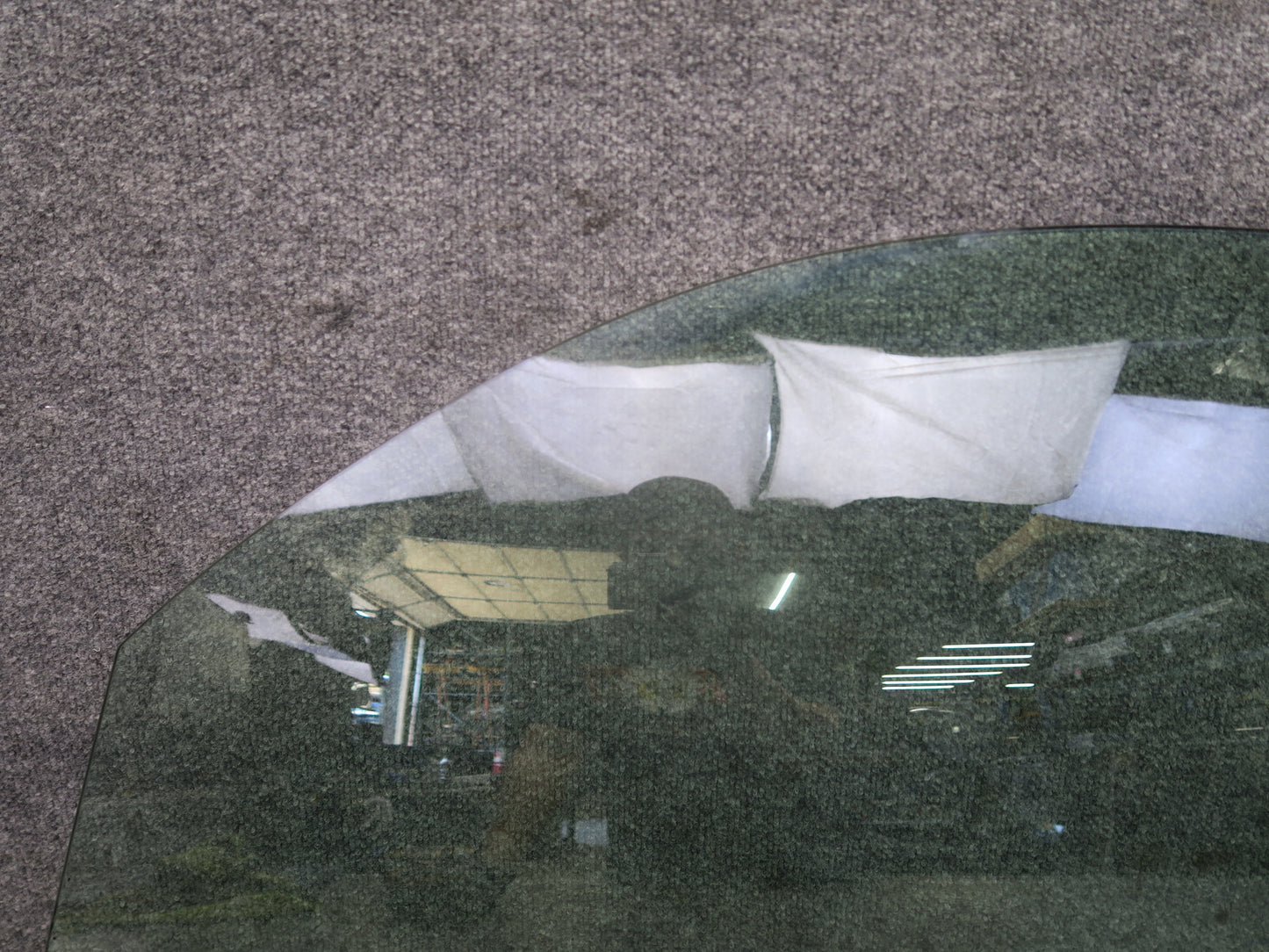 04-09 Nissan 350Z Z33 Convertible Front Left Driver Door Window Glass OEM