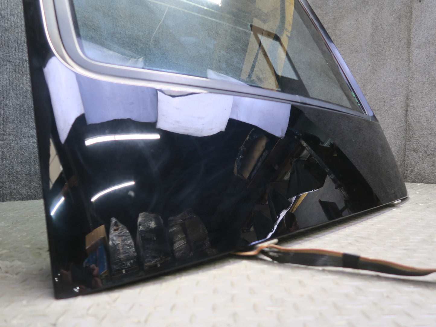 1987-1991 Porsche 928 S4 Rear Hatch Trunk Lid Liftgate W/ Glass Black