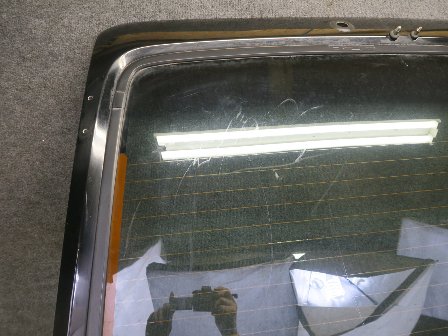 1987-1991 Porsche 928 S4 Rear Hatch Trunk Lid Liftgate W/ Glass Black