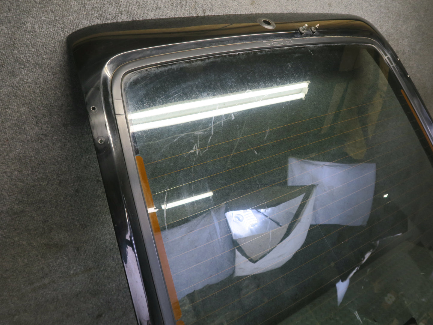 1987-1991 Porsche 928 S4 Rear Hatch Trunk Lid Liftgate W/ Glass Black