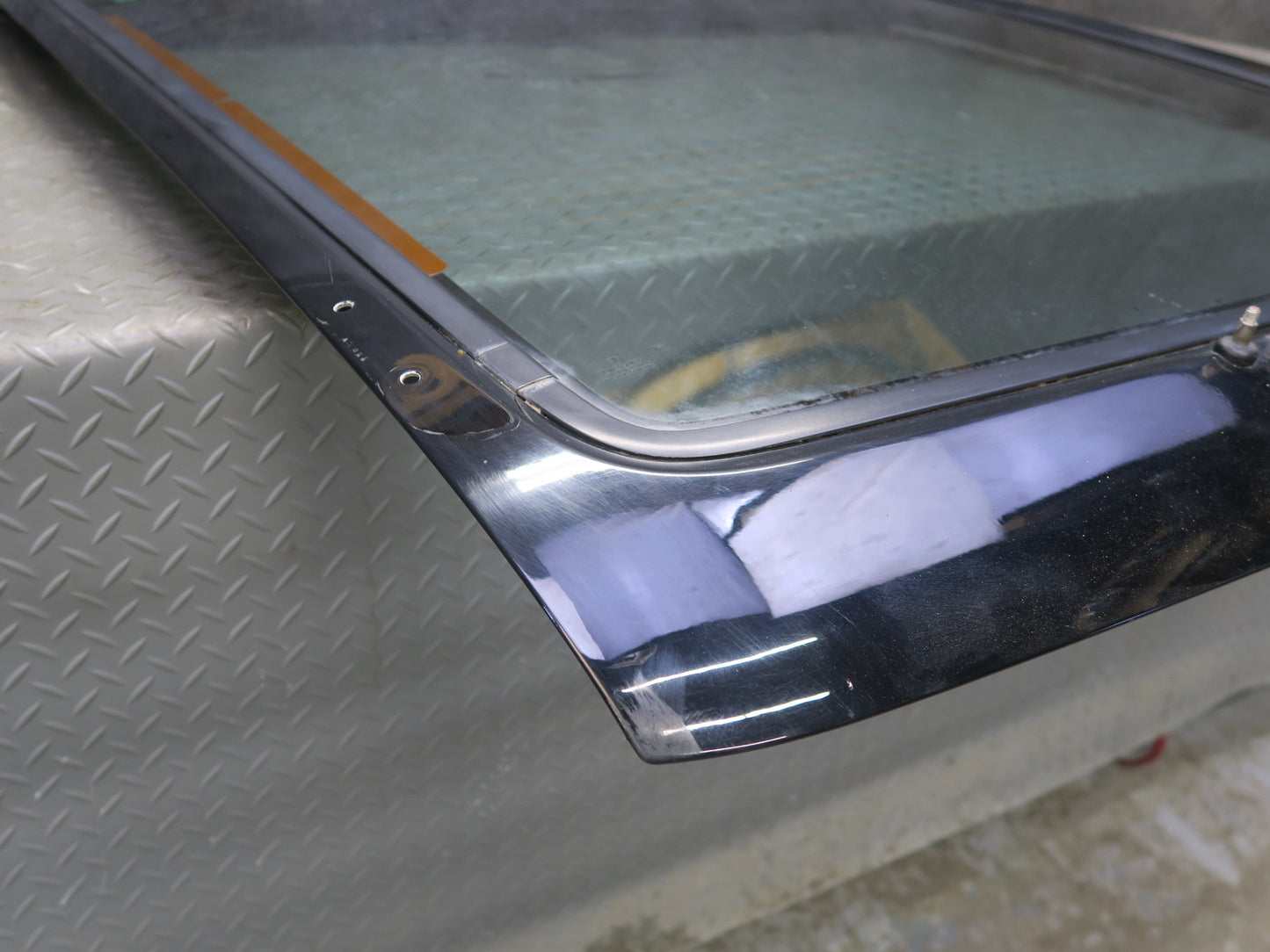 1987-1991 Porsche 928 S4 Rear Hatch Trunk Lid Liftgate W/ Glass Black