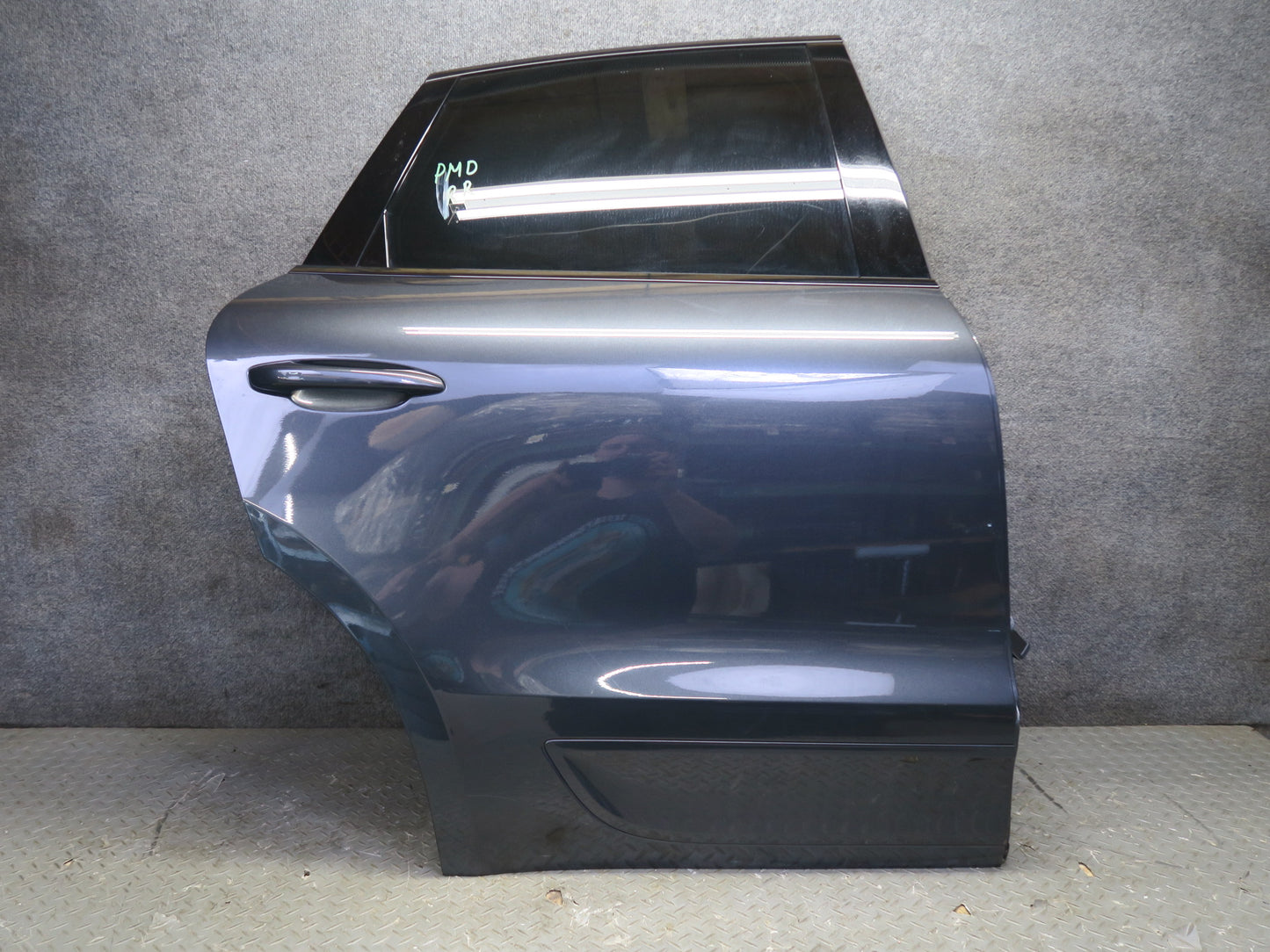 2015-2018 Porsche Macan Rear Right Door Shell Panel Volcano Gray Metallic