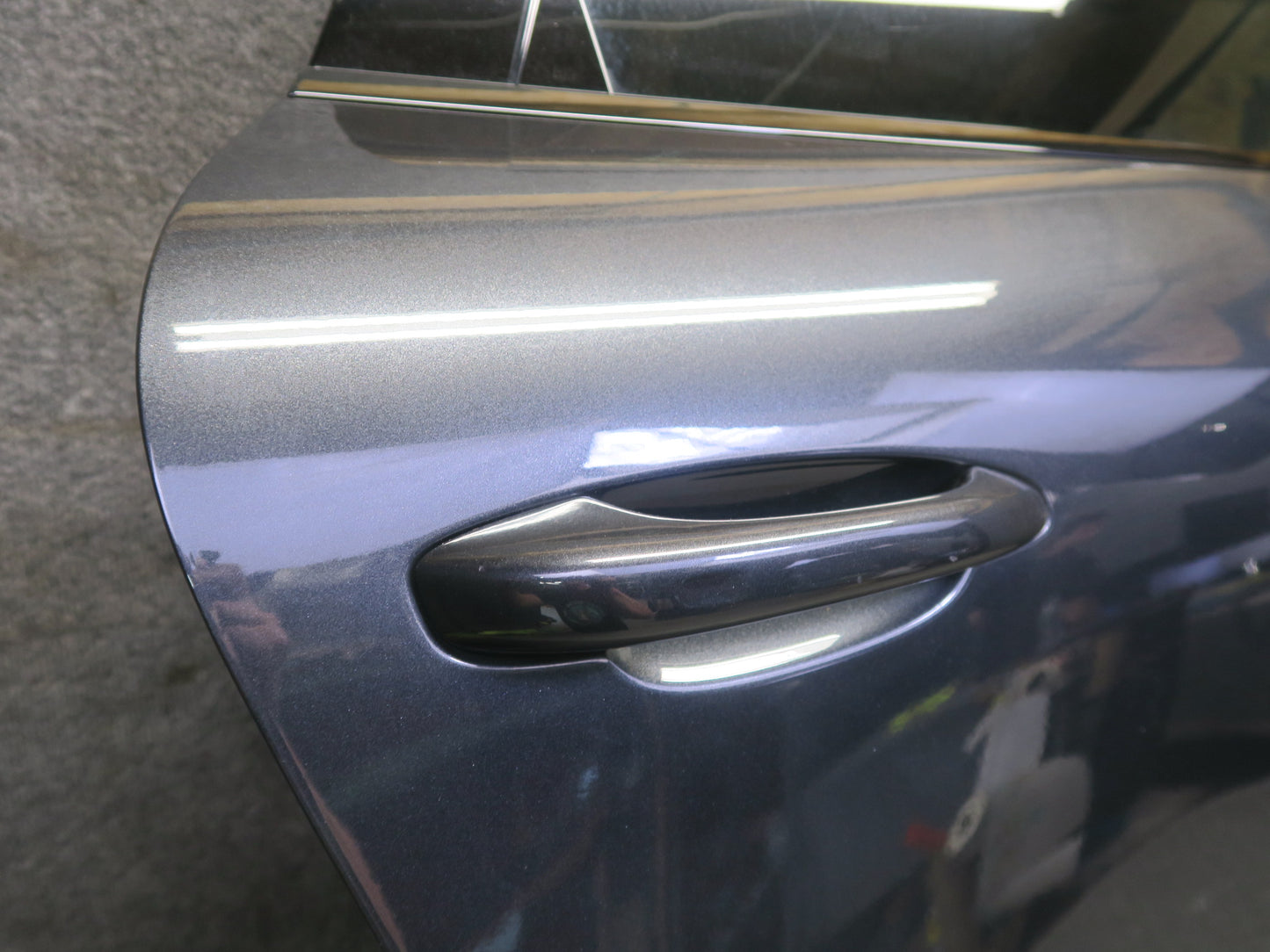 2015-2018 Porsche Macan Rear Right Door Shell Panel Volcano Gray Metallic