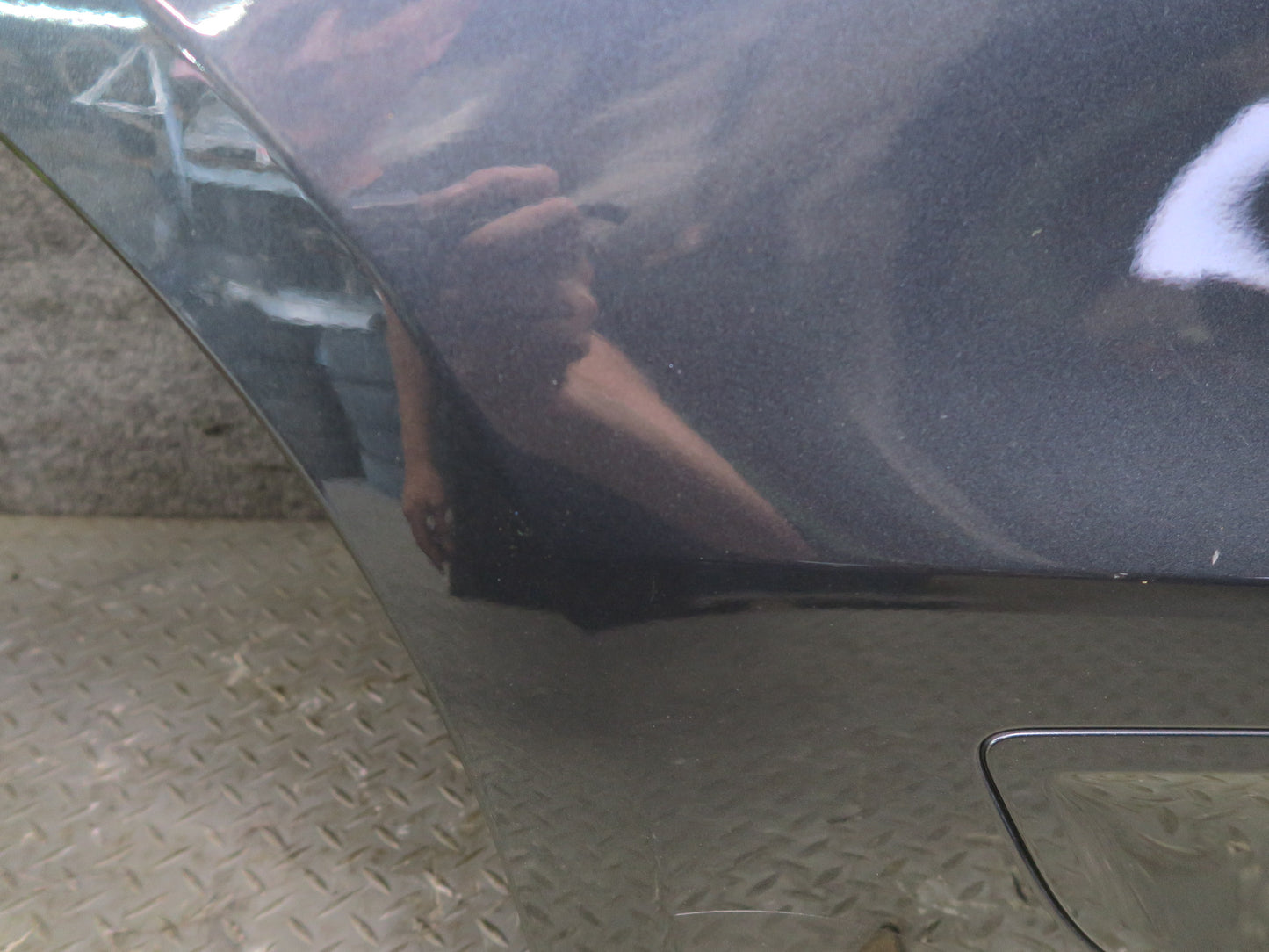 2015-2018 Porsche Macan Rear Right Door Shell Panel Volcano Gray Metallic