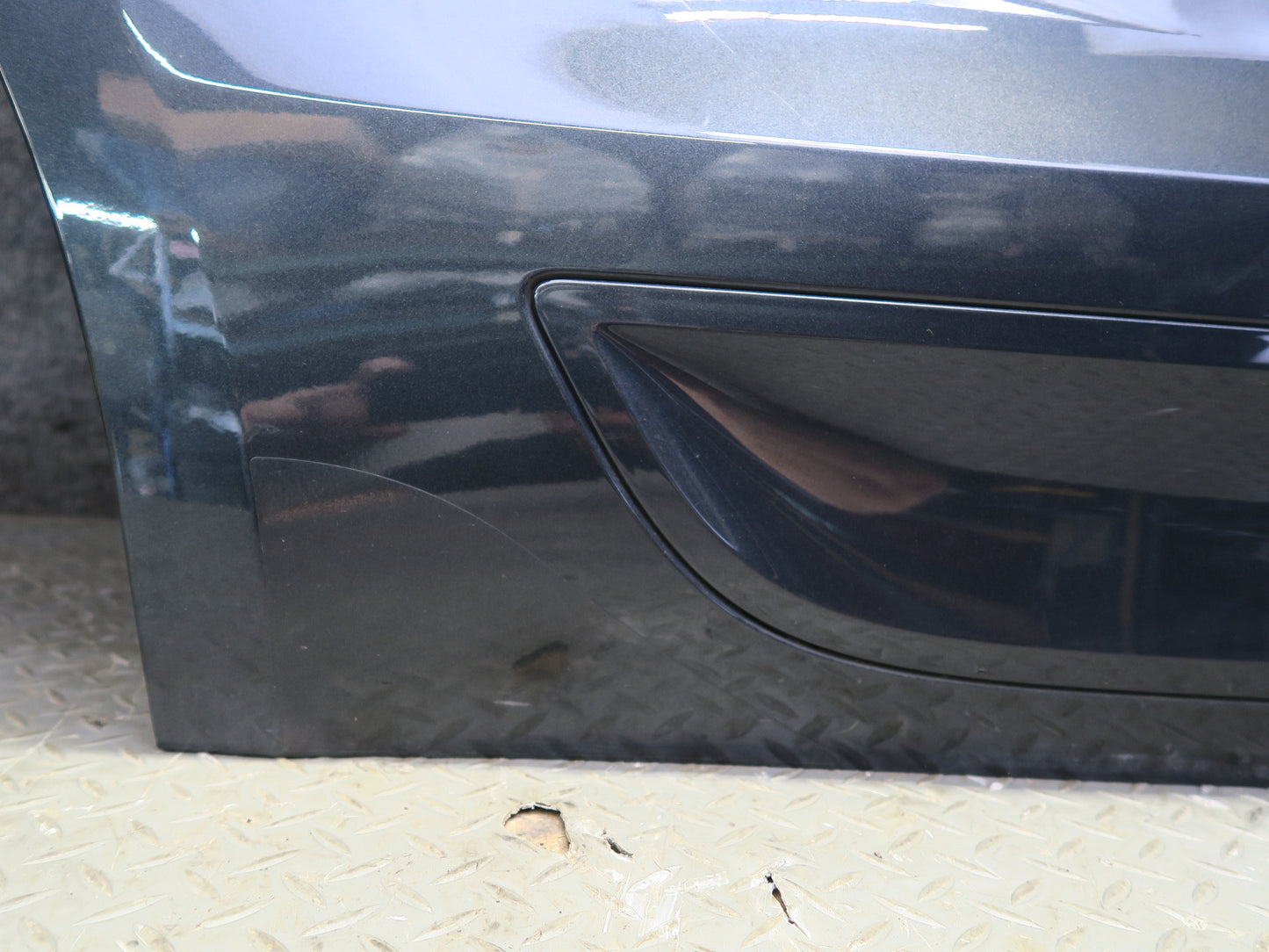 2015-2018 Porsche Macan Rear Right Door Shell Panel Volcano Gray Metallic