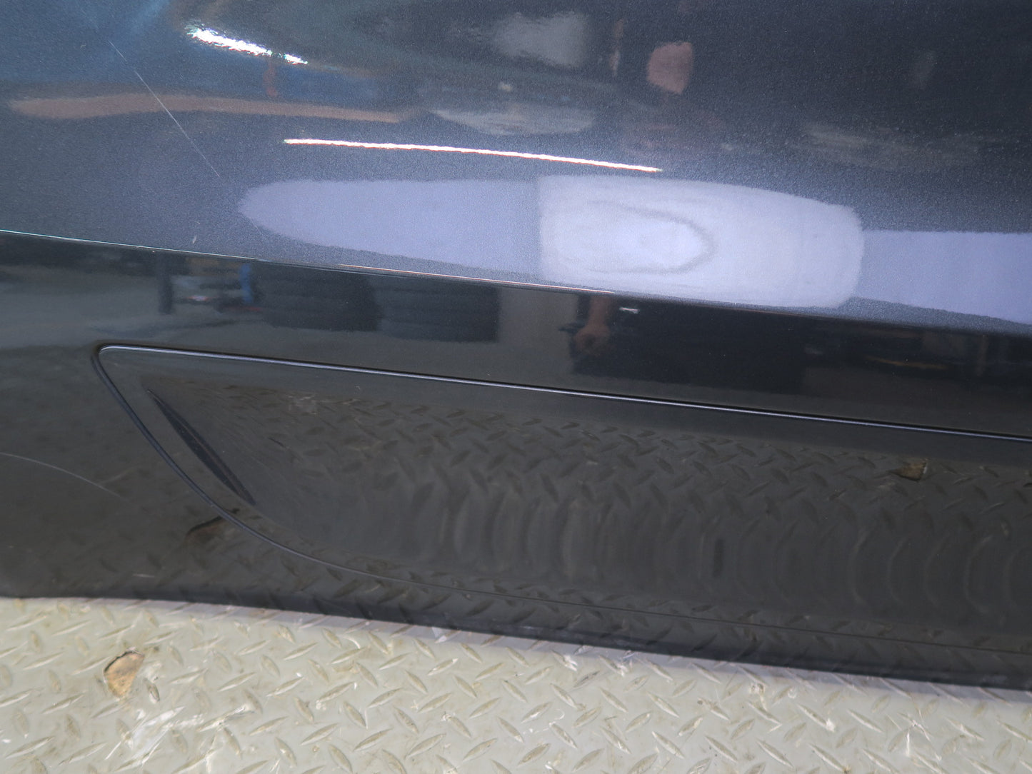 2015-2018 Porsche Macan Rear Right Door Shell Panel Volcano Gray Metallic