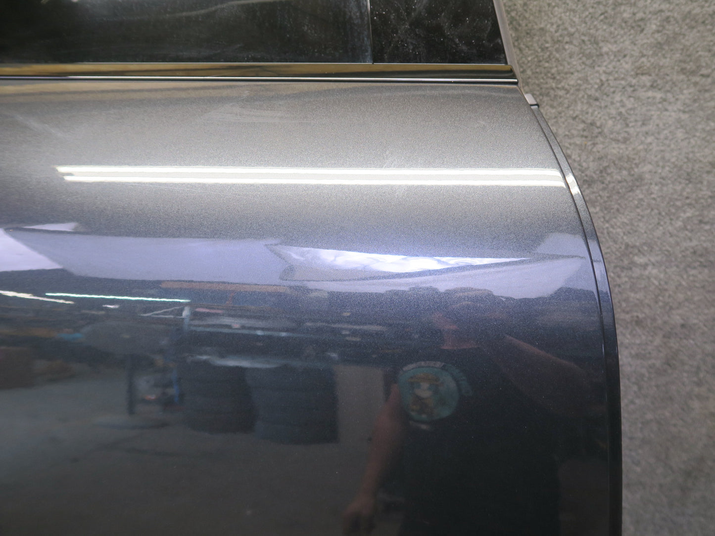 2015-2018 Porsche Macan Rear Right Door Shell Panel Volcano Gray Metallic