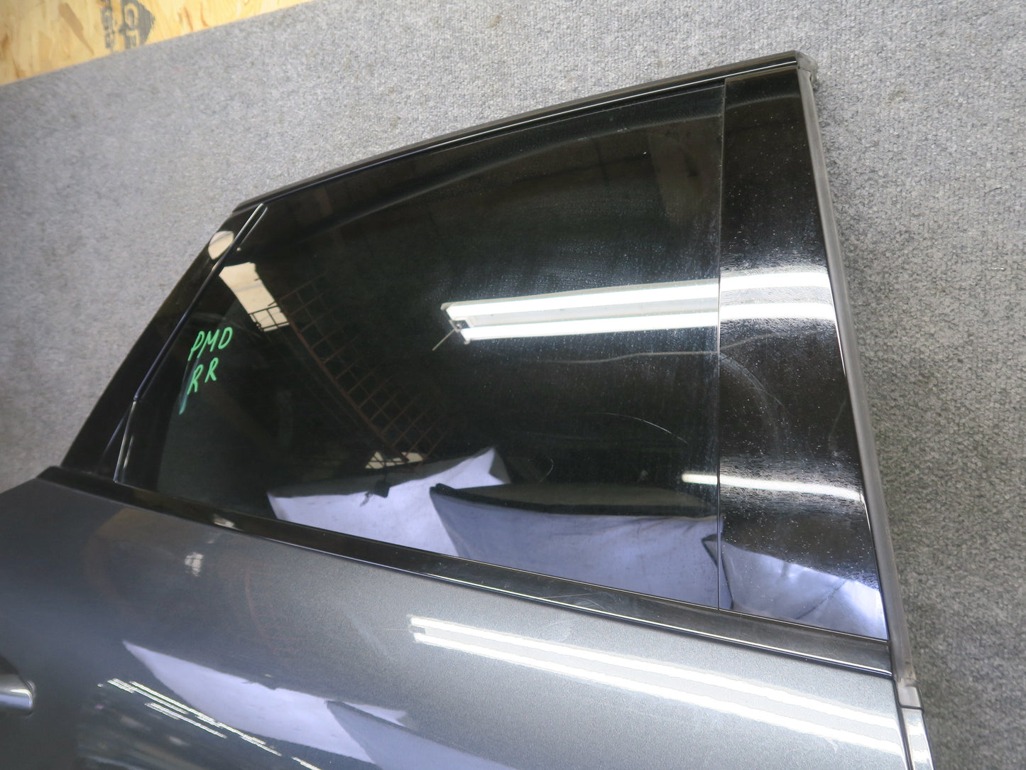 2015-2018 Porsche Macan Rear Right Door Shell Panel Volcano Gray Metallic