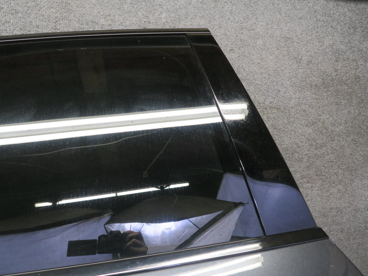 2015-2018 Porsche Macan Rear Right Door Shell Panel Volcano Gray Metallic