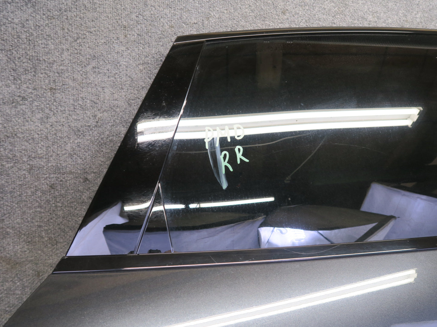 2015-2018 Porsche Macan Rear Right Door Shell Panel Volcano Gray Metallic