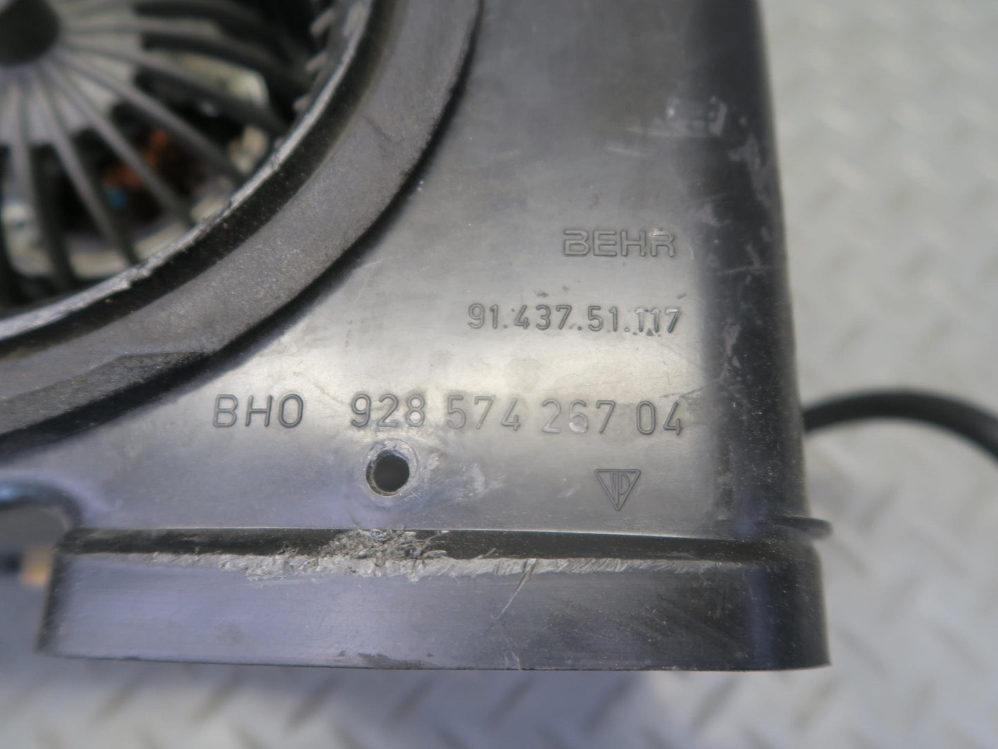 1984-1991 Porsche 928 A/C Heater Blower Motor Fan 92857426704