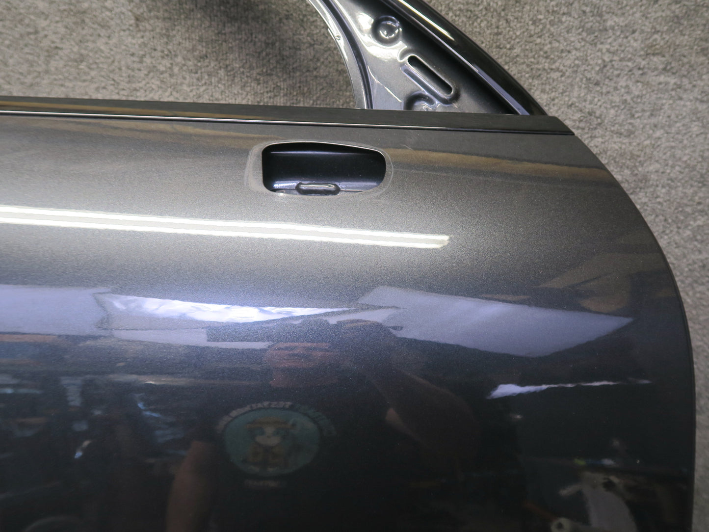 2015-2018 Porsche Macan Front Right Door Shell Panel Volcano Gray Metallic
