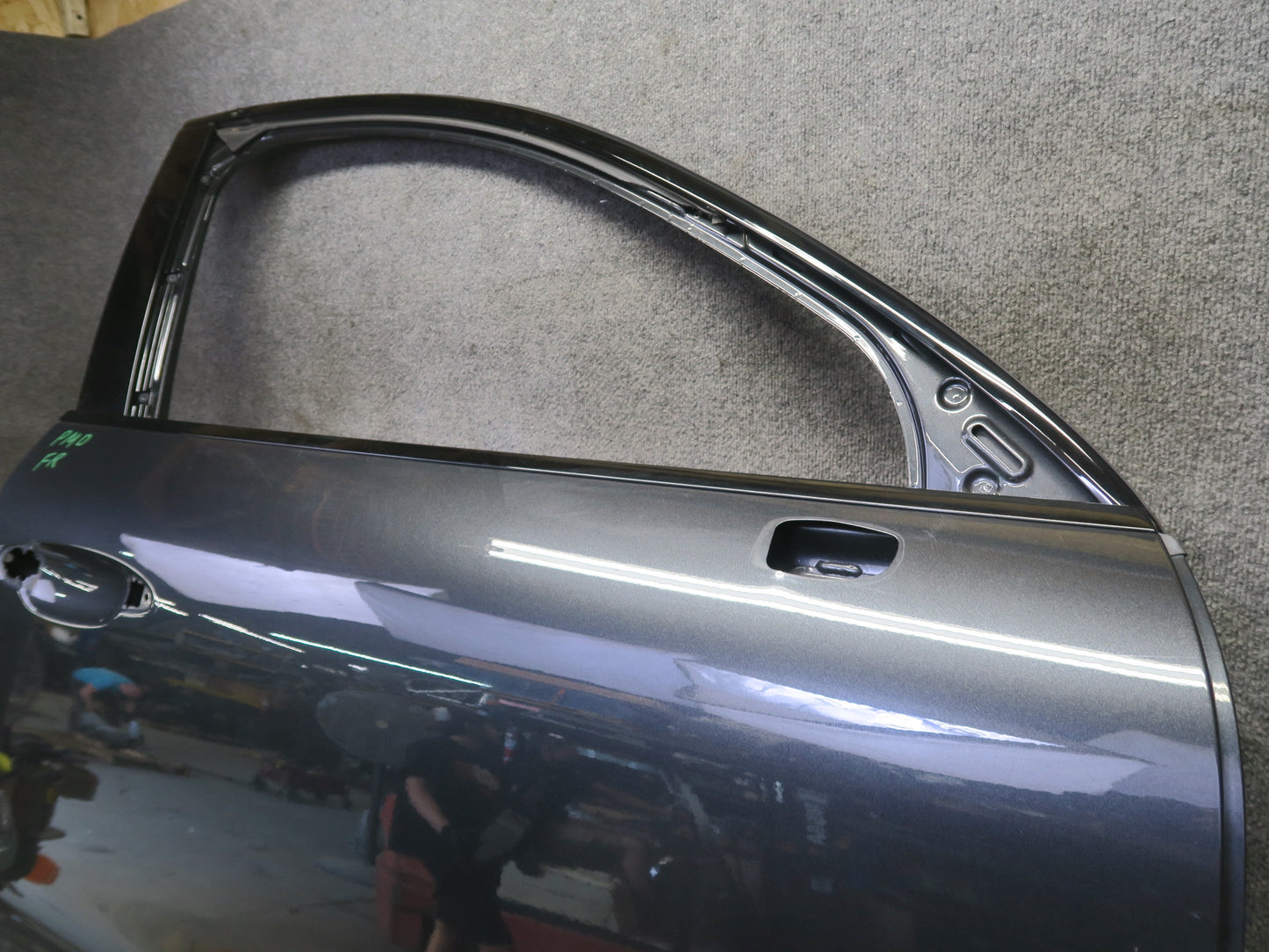 2015-2018 Porsche Macan Front Right Door Shell Panel Volcano Gray Metallic