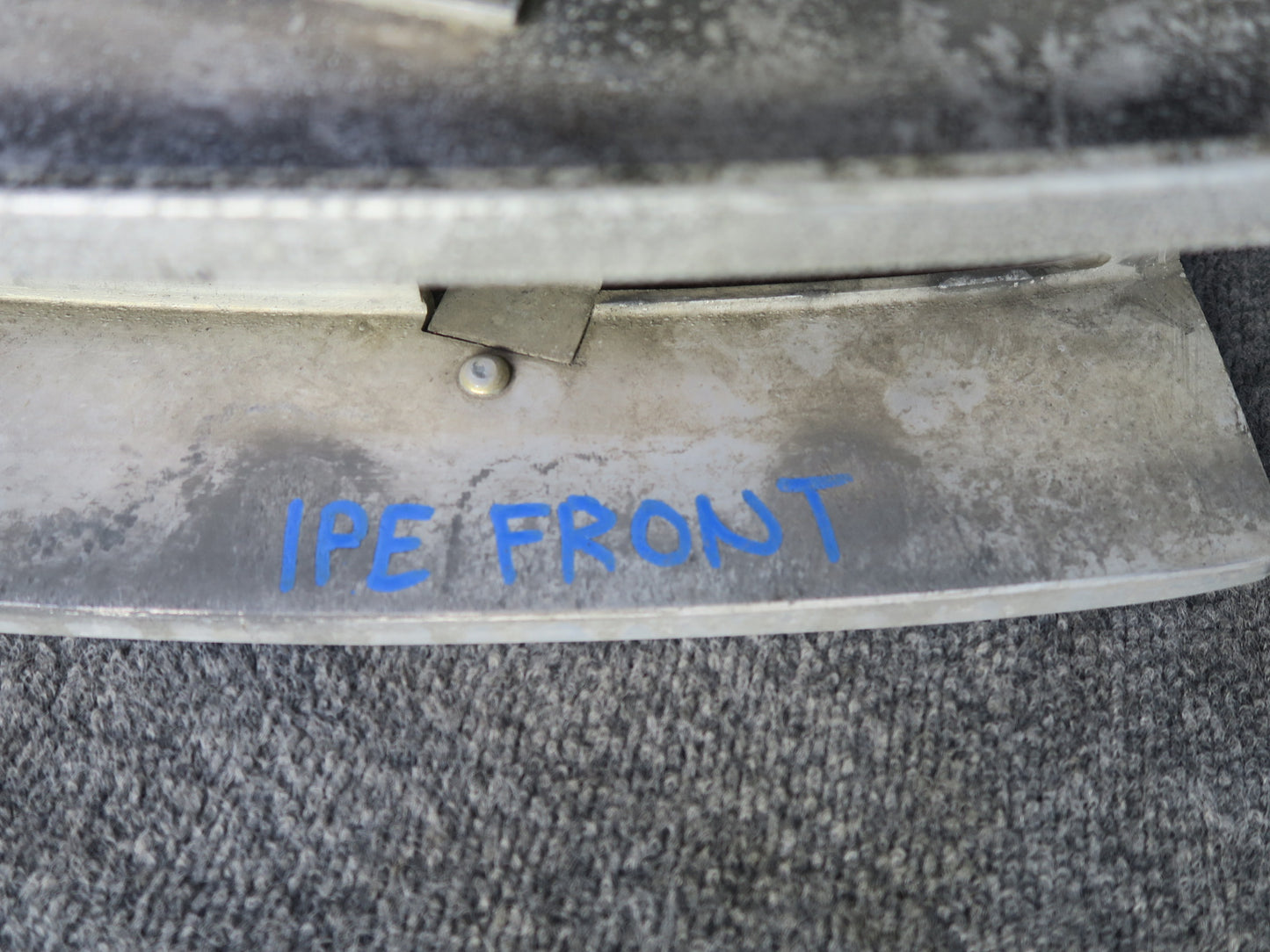1987 Porsche 928 Front Bumper Impact  Reinforcement Bar w Absorbers 59K Miles
