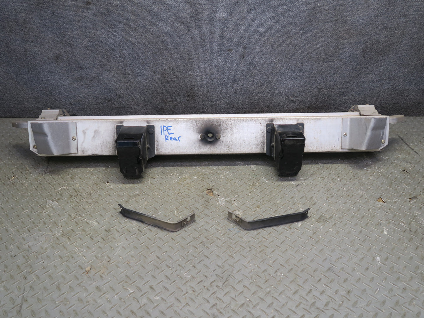 1987 Porsche 928 Rear Bumper Impact Reinforcement Bar w Absorbers 59K Miles