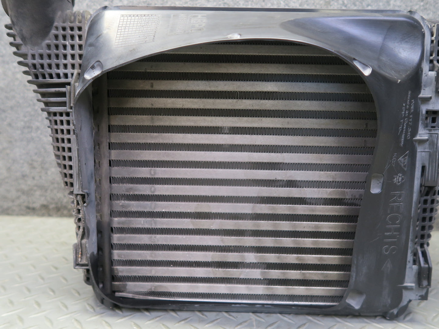 2015-2018 Porsche Macan 3.0L 3.6L Right Intercooler w Shroud