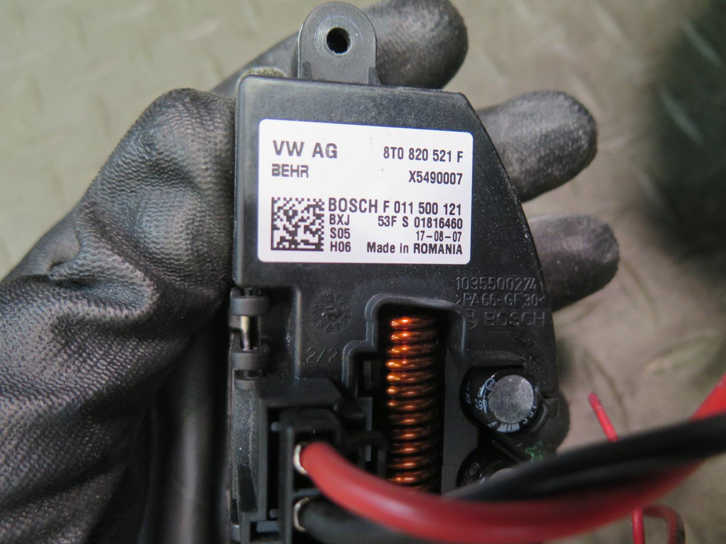2015-2018 Porsche Macan A/C Heater Blower Motor Fan w Resistor