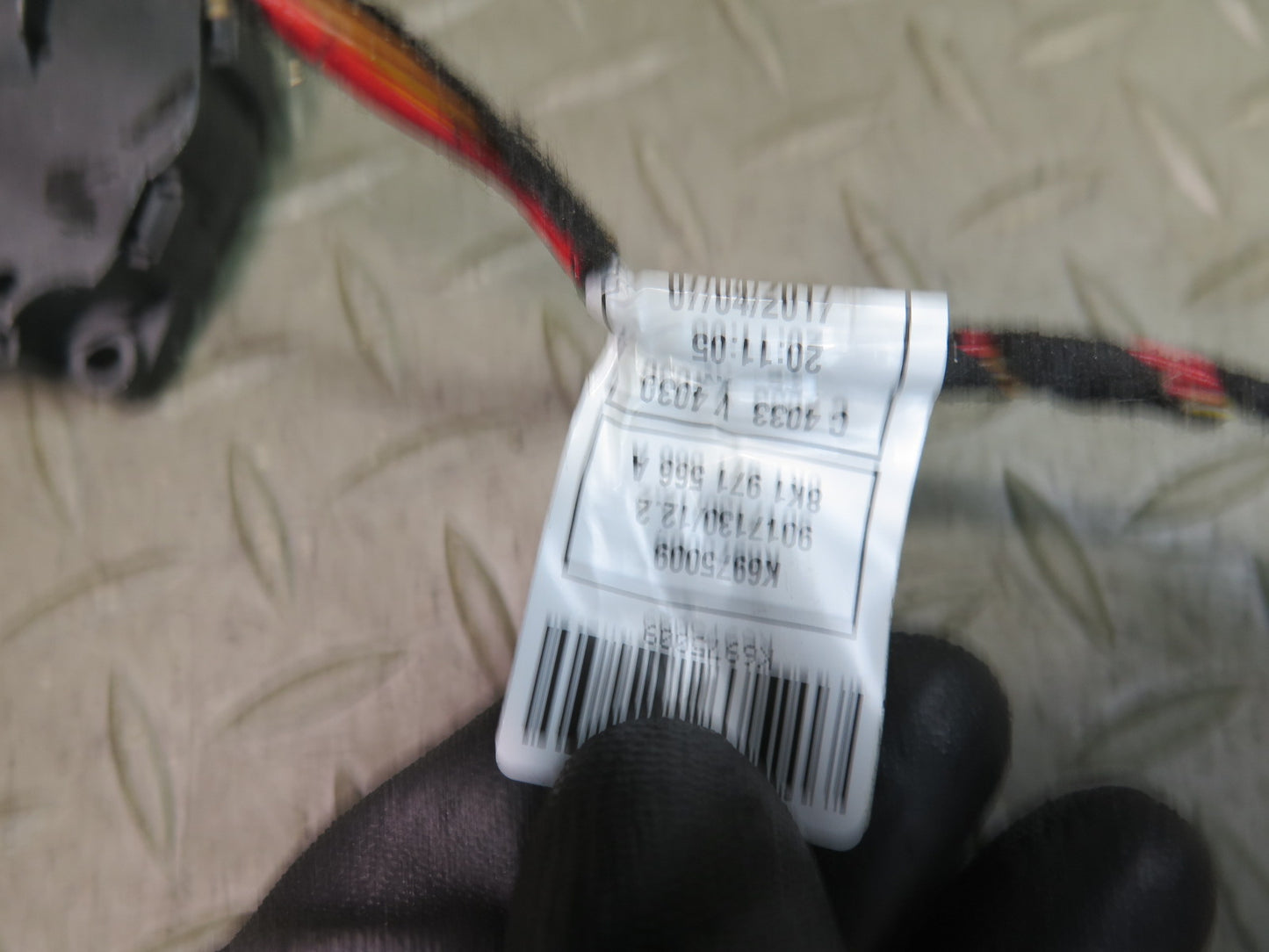 2015-2018 Porsche Macan A/C Heater Flap Door Servo Actuator Motor Wiring Set