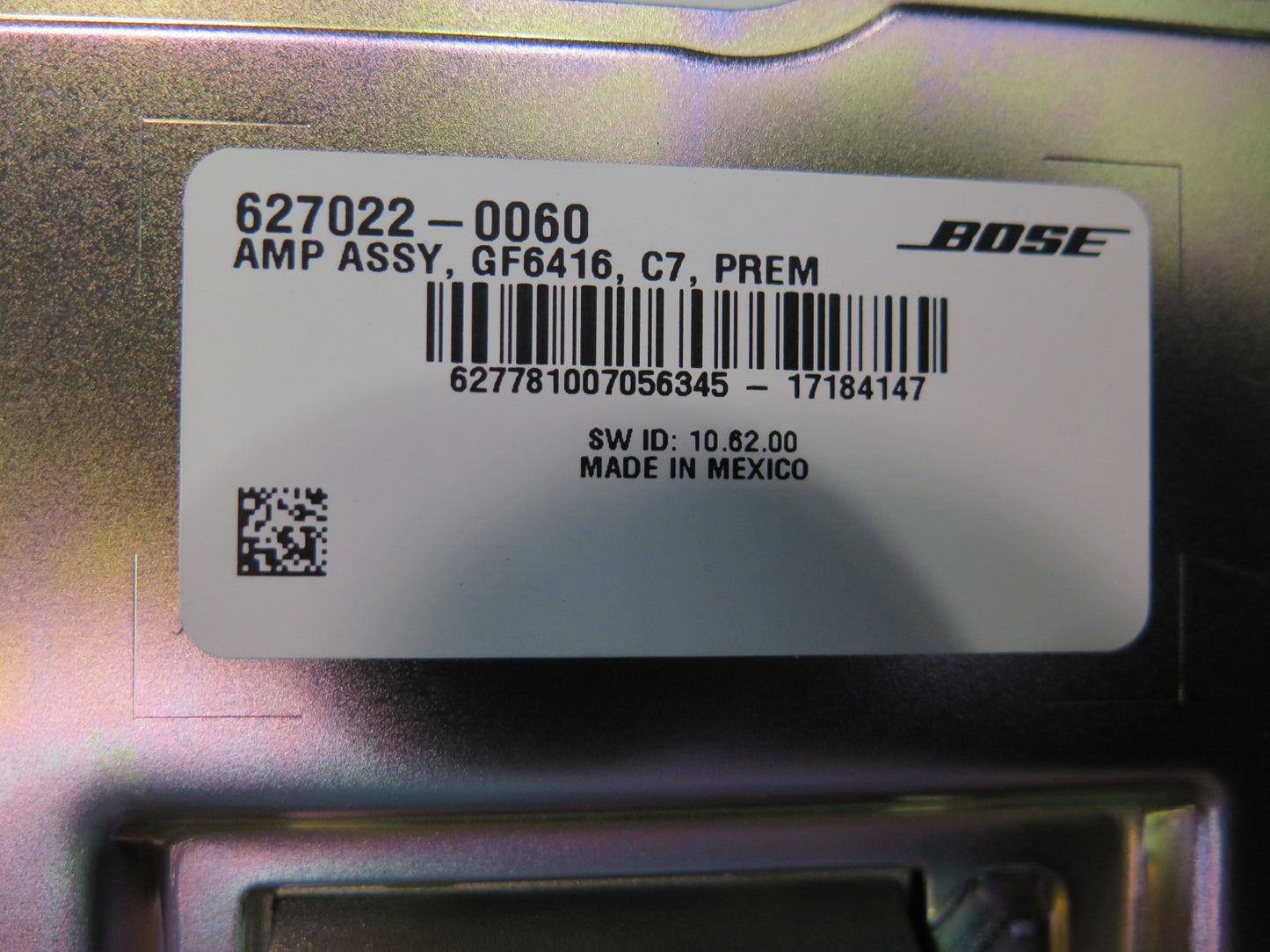 2015-2018 Porsche Macan Bose Audio System Amplifier AMP 4G5035223E